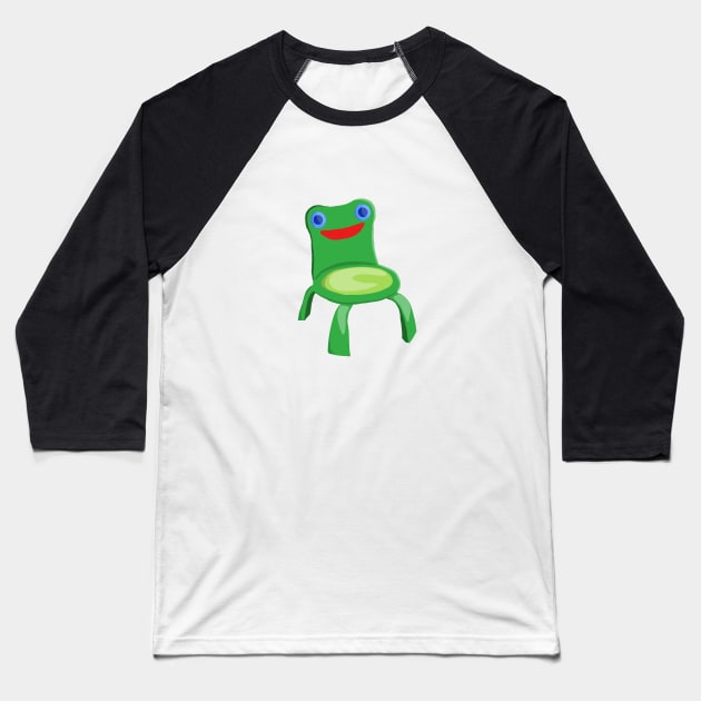 Froggy Chair Baseball T-Shirt by DILLIGAFM8